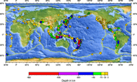 Recent Earthquakes - Last 8-30 Days